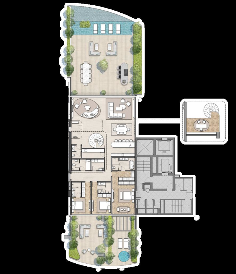 3BR Penthouse - 3BR Penthouse