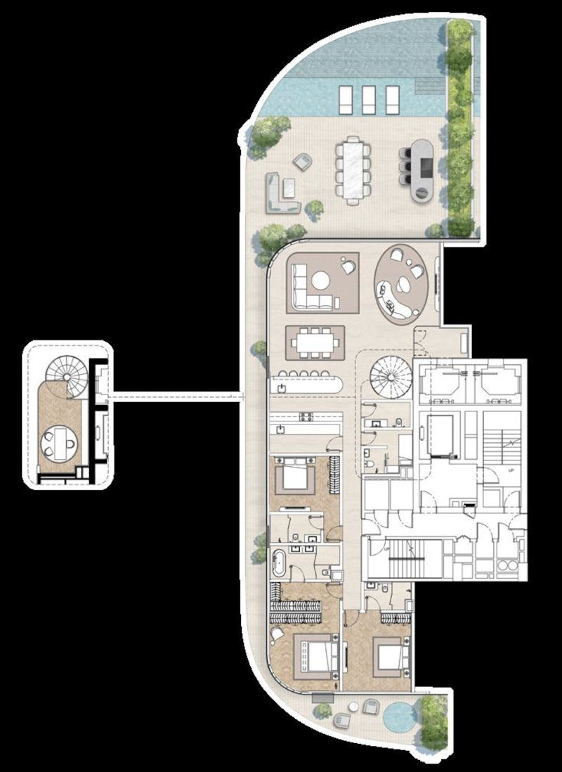 3BR Penthouse - 3BR Penthouse