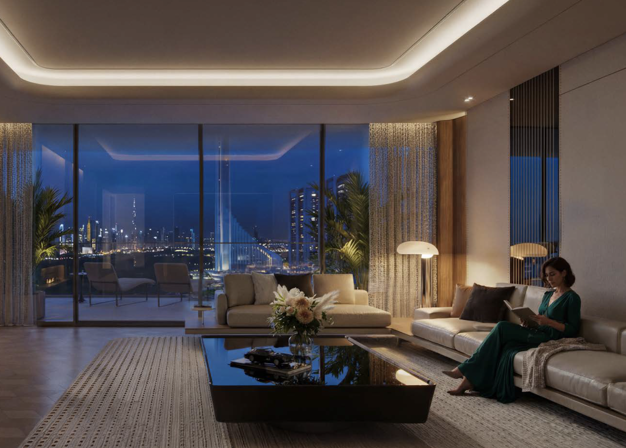 Mercedes Benz City Living Room Render